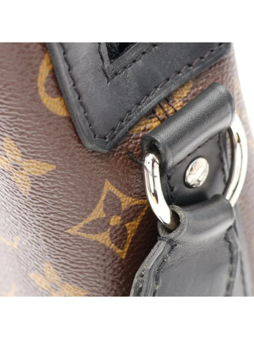 Louis Vuitton Shoulder Bag Torres PM Monogram Macassar Canvas Leather